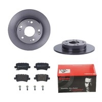 Brembo Bremsscheiben Ø260MM + BremsbelÄGe Hinten FÜR Honda Civic Viii Honda