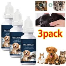 Eye Drops for Pets Bacterial,Viral and Fungal & Infections Dog Cat Treatment US