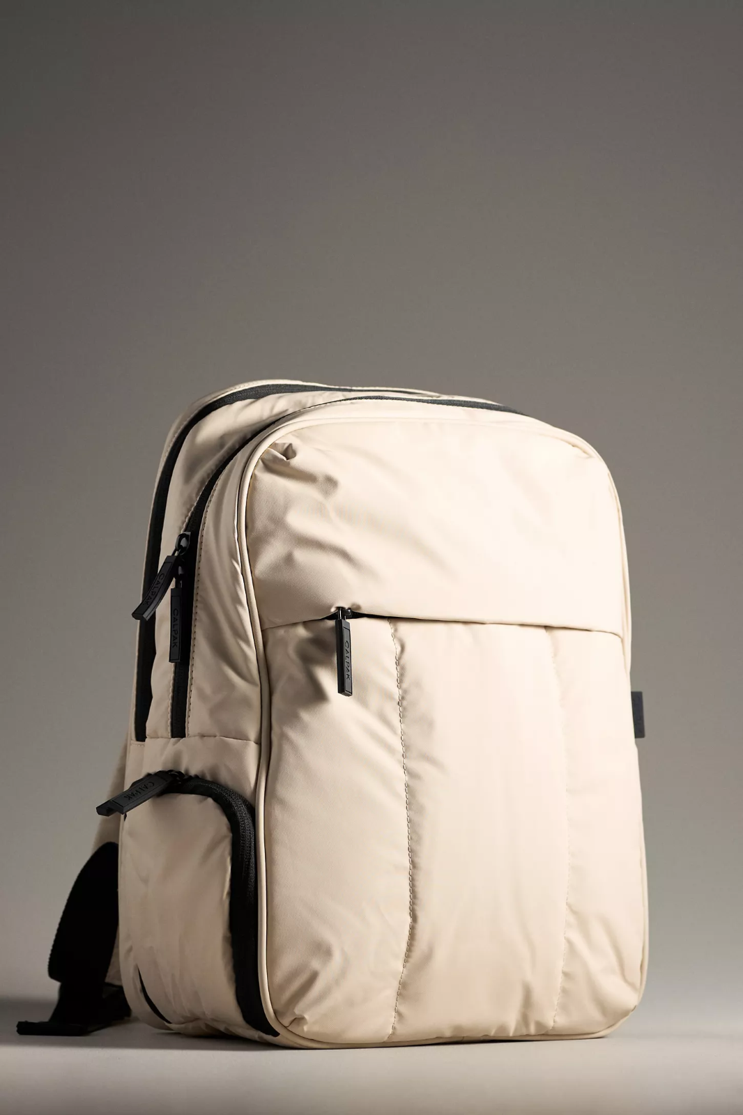 SALE CALPAK Luka Beige Laptop Backpack – Lightweight, Modern, and TSA-Ready