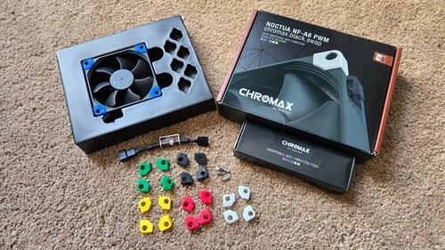 NF-A8 PWM chromax.Black.swap, Premium Quiet Fan, 4-Pin (80mm, Black)