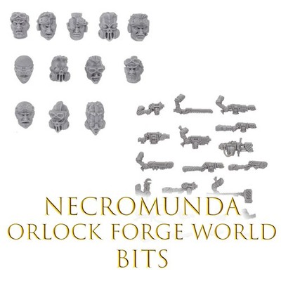 Necromunda Orlock Forge World OOP Bits, Rare, Limited, Resin, Warhammer, GW