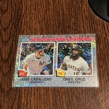 2026 Topps Heritage #4 2025 Stolen Base Leaders Chrome Silver Sparkle