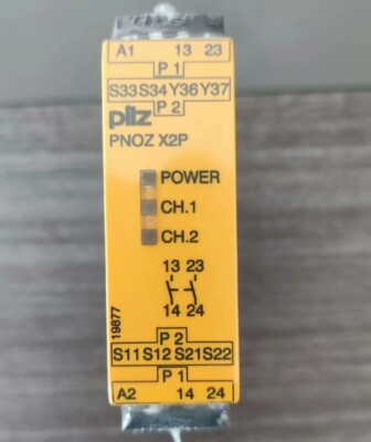 1PC PILZ PNOZ X2P 24VACDC 2n/o safety relay 777303