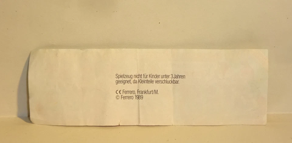 BPZ Beipackzettel DIE NEUEN BLUMENTOPFZWERGE 1989 *4 Zeilen Text* ORIGINAL - Bild 2 von 2