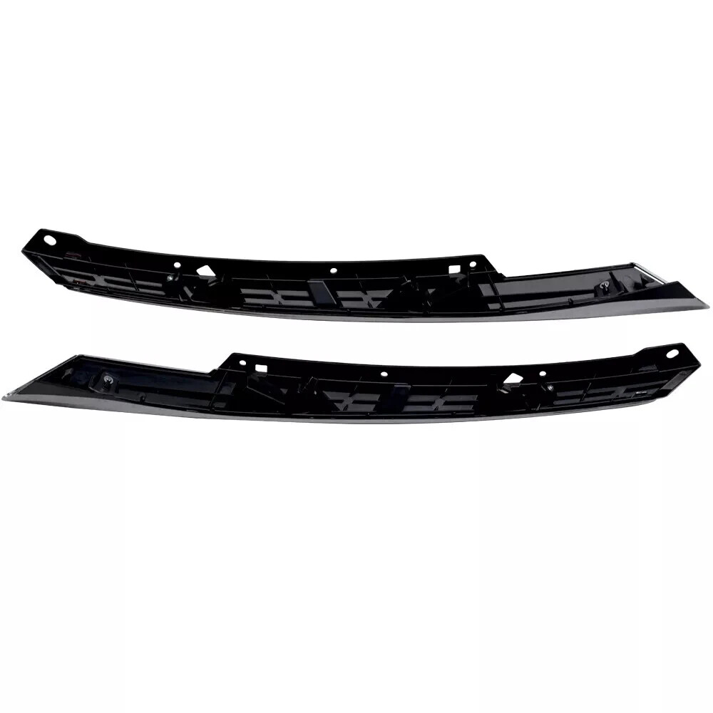 PEGAPARTS 6-Piece Grille Set With Fog Light Covers For 2016-2018 Honda Civic Sedan – Chrome & Black