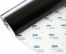 3M 2080 Schwarz Seidenmatt Autofolie Car Wrapping Folie S12 152x300cm