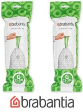 Image of Brabantia Bin Liners, Size G, 23-30 L - 40 Bags - 2 Pack - FAST