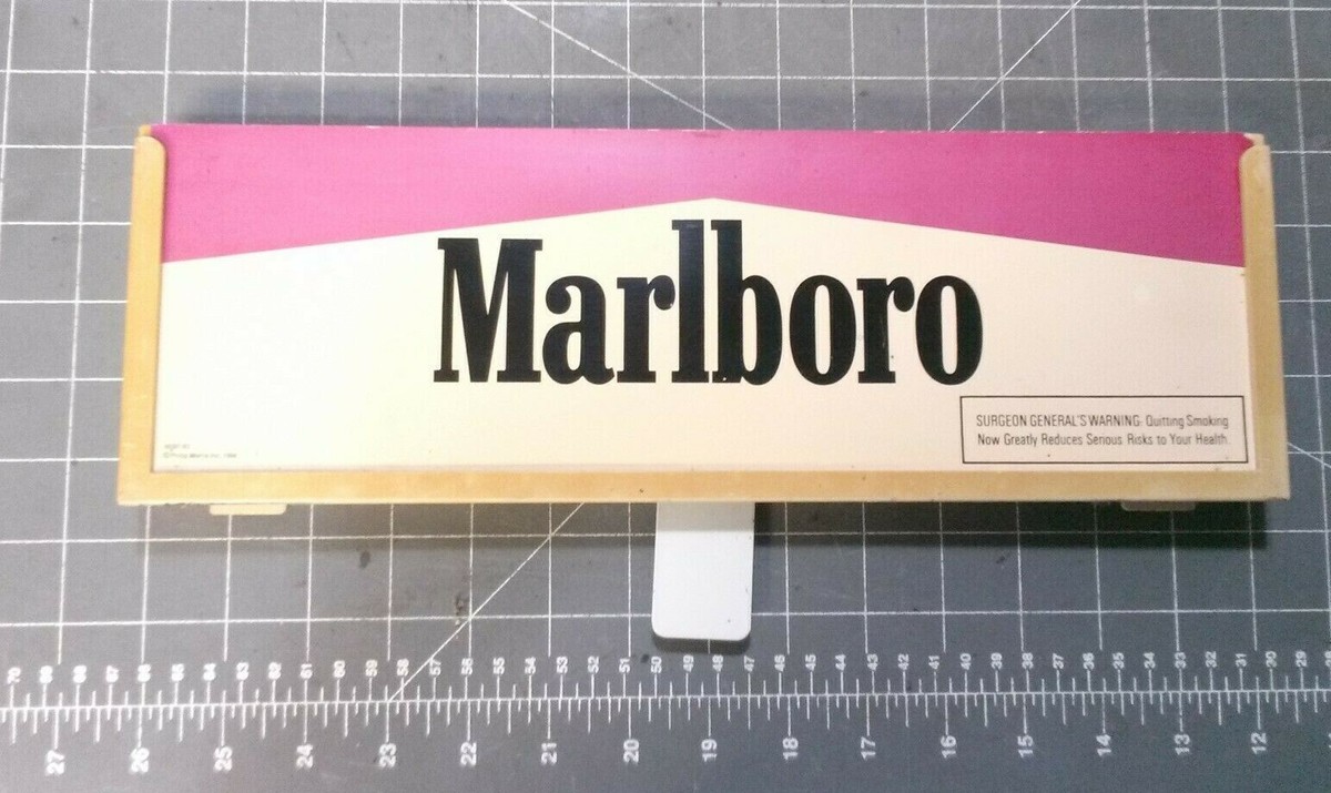 Vintage Marlboro SIGN TWO SIDED PLASTIC & 3 Thick Board Signs | eBay