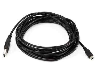 10ft USB A to mini-B 5pin 28/28AWG Cable   3897