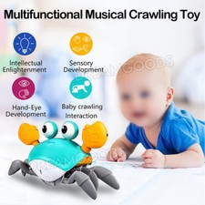 Electric Music Crawling Crab Baby Toy LED Light Up Kids Toddler Interactive Toys — image 4