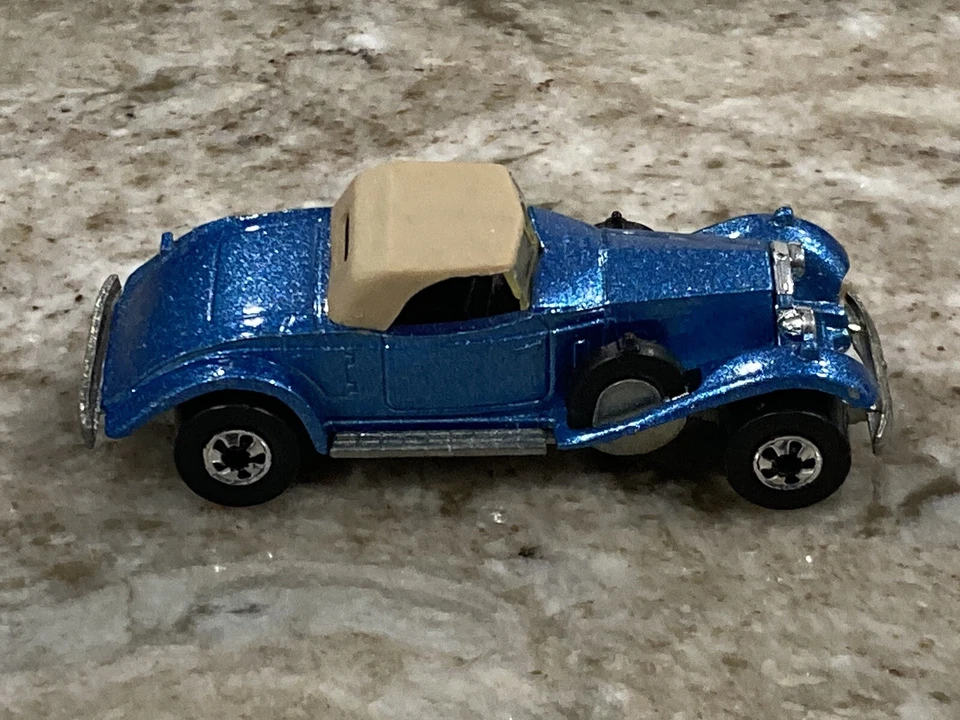 Neumáticos de pared negros Hot Wheels Rolls Royce Phantom II Metalflake azul difícil de encontrar B068 Foto 2 de 4