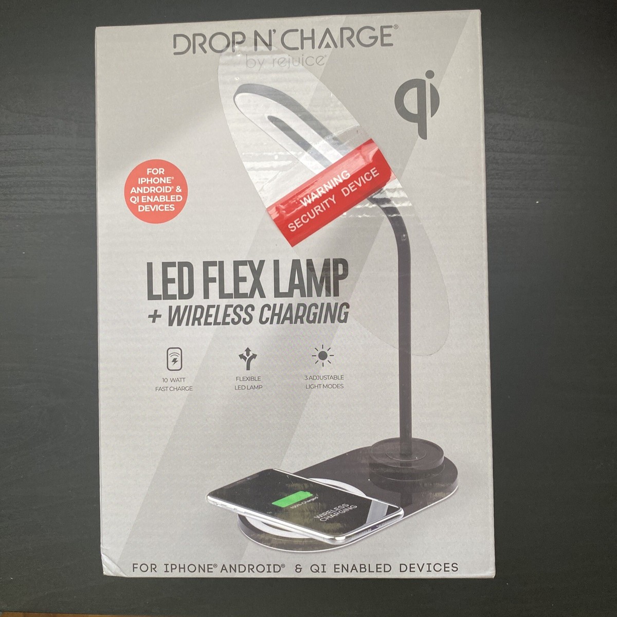 Lamp Rejuice Drop N Charge LED FLEX Wireless Charging Desk