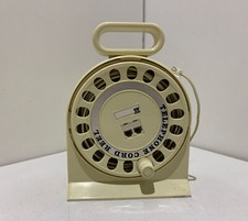 Telephone Cord Reel Extension Portable Convenient Model ECO135 Retractable Retro