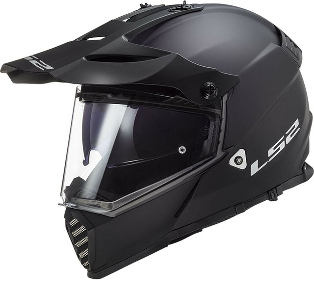 Shark casque Modulable Ls2 Pioneer Evo Cagoule - Noir Mat | Acquisti Online  su eBay