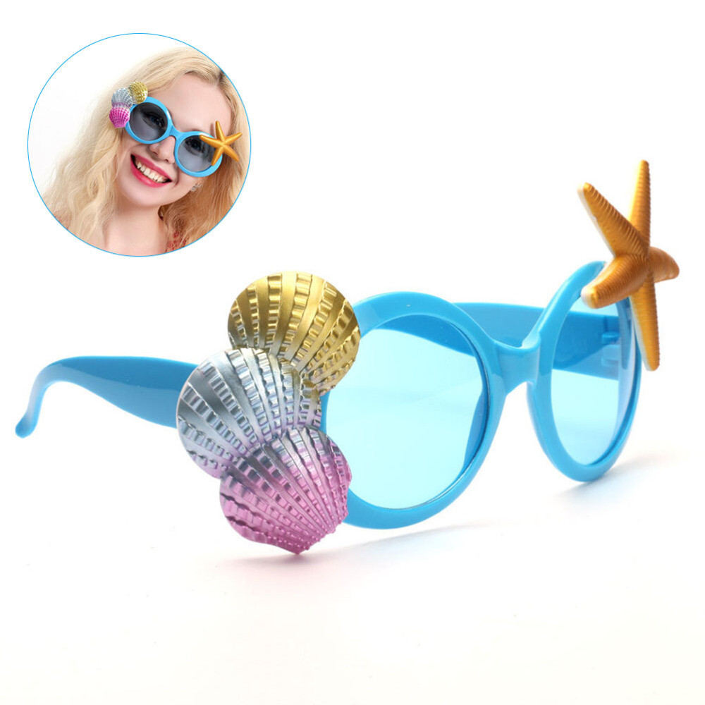 Shell-Themed Sunglasses Costume for Summer Parties and Beach Fancy Dress-image