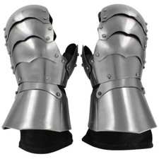 Medieval Mitten Gauntlets with Gloves Halloween Costume Gift