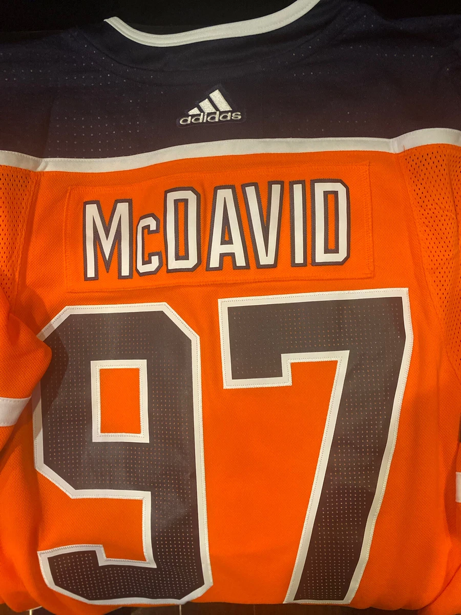 adidas Edmonton Oilers Connor McDavid #97 ADIZERO Home Authentic Jersey