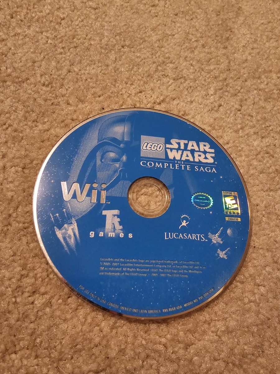 Wii Lego Star Wars The Complete Saga Blue DISC ONLY | eBay