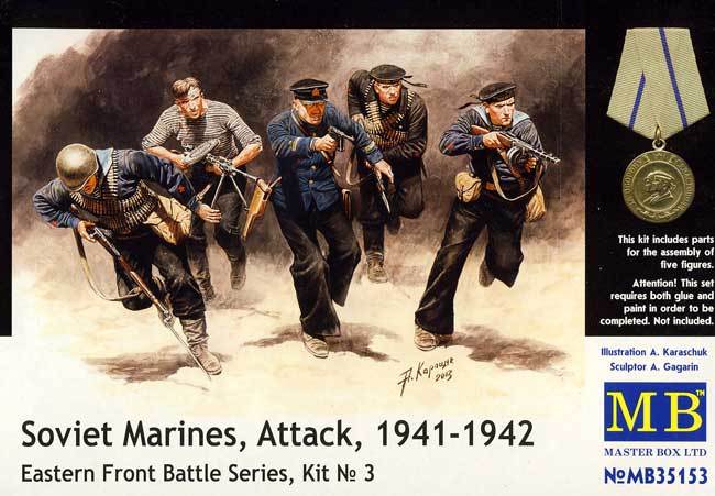 Mb Soviet Marines Attack 1941-1942 Eastern Front 1:35 Russian