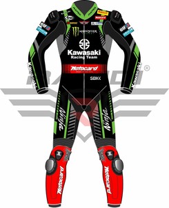 Jonathan Rea Kawasaki Ninja Motocard 2018 Motogp Motorbike Leather Racing Suit Ebay