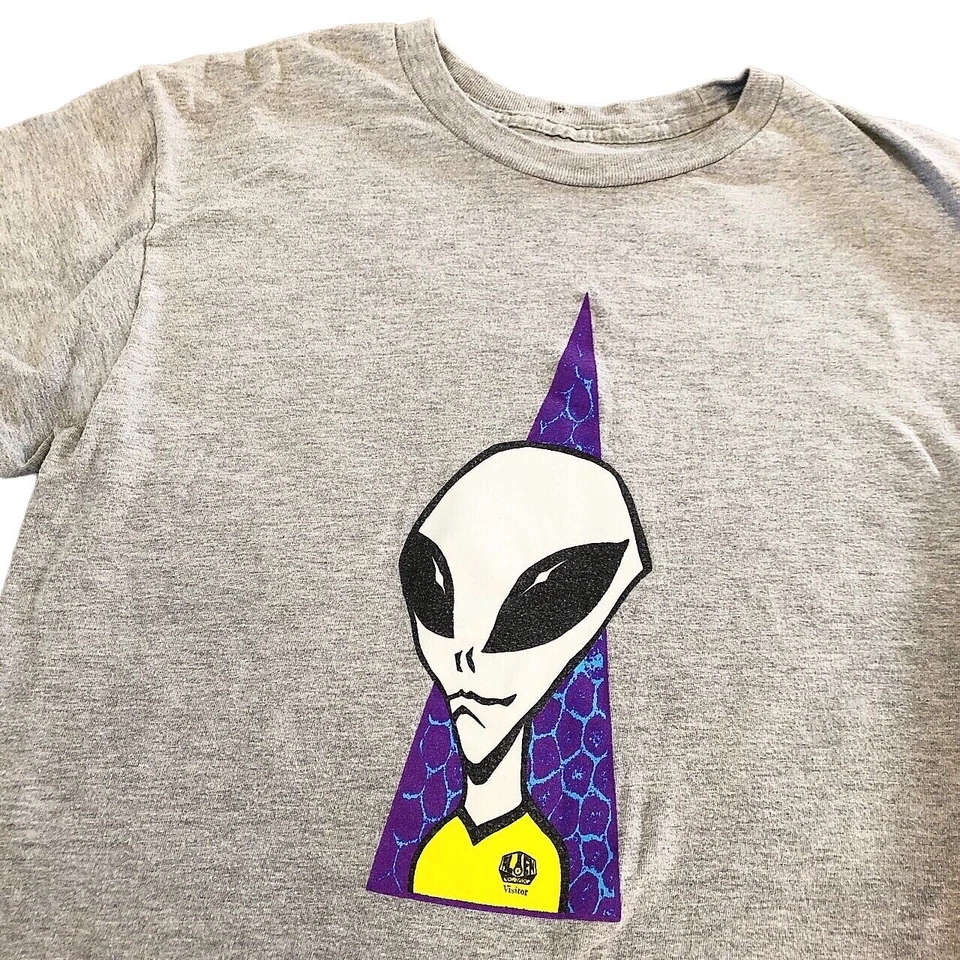 Camiseta de visitante manga larga Alien Workshop Skateboards talla pequeña gris Y2K Foto 3 de 4
