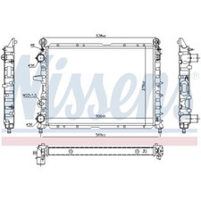 Radiateur Fiat TEMPRA