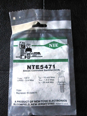NTE5471 SILICON CONTROLLED RECTIFIER 