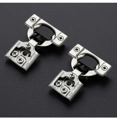 Ravinte 40 Pack 20 Pairs 1/2 Inch Overlay Soft Close Hinges for Kitchen Cabinet