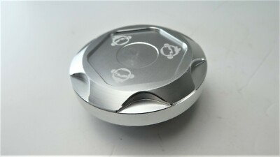 CNC Tankdeckel Silber Skyteam Monkey Euro3 oder älter 34mm Stutzen
