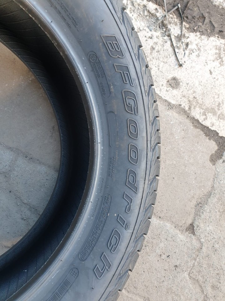 NEW 2x 255/55/19 111H XL BF GOODRICH TYRES 2555519 TRAIL TERRAIN T/A ...