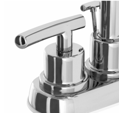 Glacier Bay Dorset 4 In. Centerset 2 Handle High Arc Bathroom 