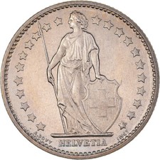 [#388893] Münze, Schweiz, Franc, 1982, Bern, UNZ+, Kupfer-Nickel, KM:24a.2
