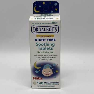Dr. Talbot's Night Time Chamomile Soothing Tablets Quick Dissolve 140 Count 5/26