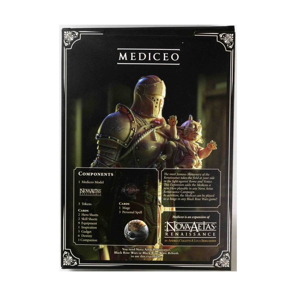 Miniature Golem De L’Horloger + Carte, Jeu NOVA AETAS RENAISSANCE G207, Occasion, Marque Ludus Magnus Studio