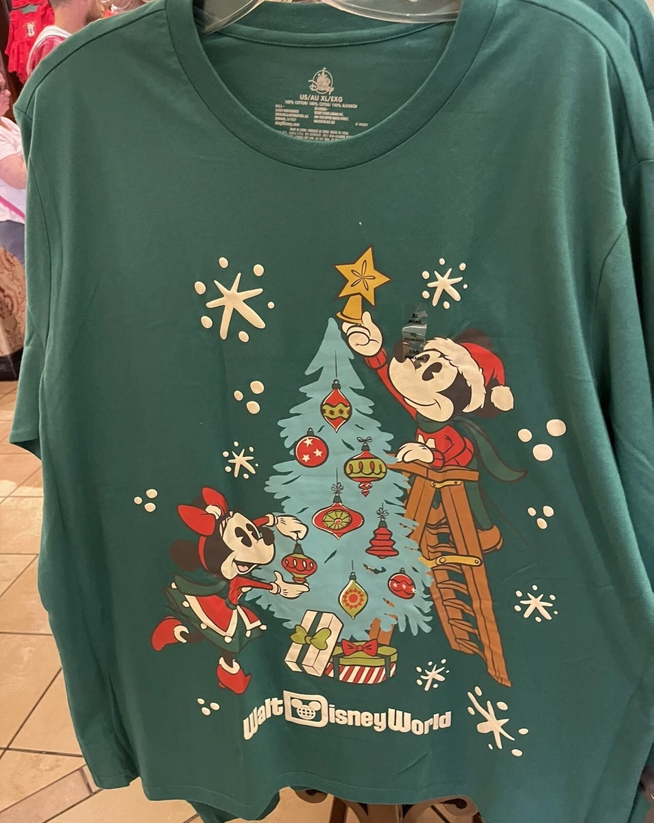 Disney christmas long store sleeve shirt