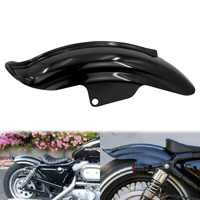 Rear Mudguard Fender for Sportster Bobber Chopper Cafe Racer Black