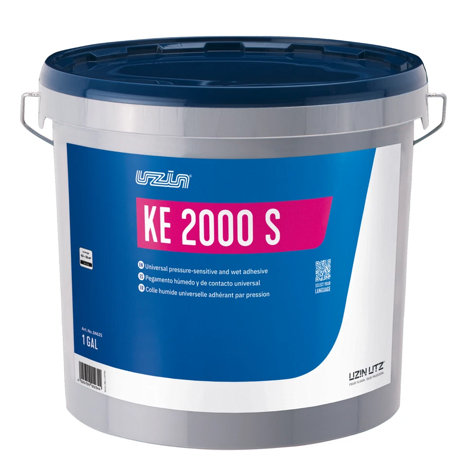 UZIN KE 2000 S Kraftvoll Universalklebstoff Vinyl PVC Kork CV Linoleum 2-6-14kg