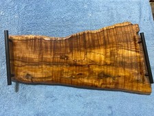 Spalted Maple Charcuterie Board Handmade 1" x 7-11" x 21" 224