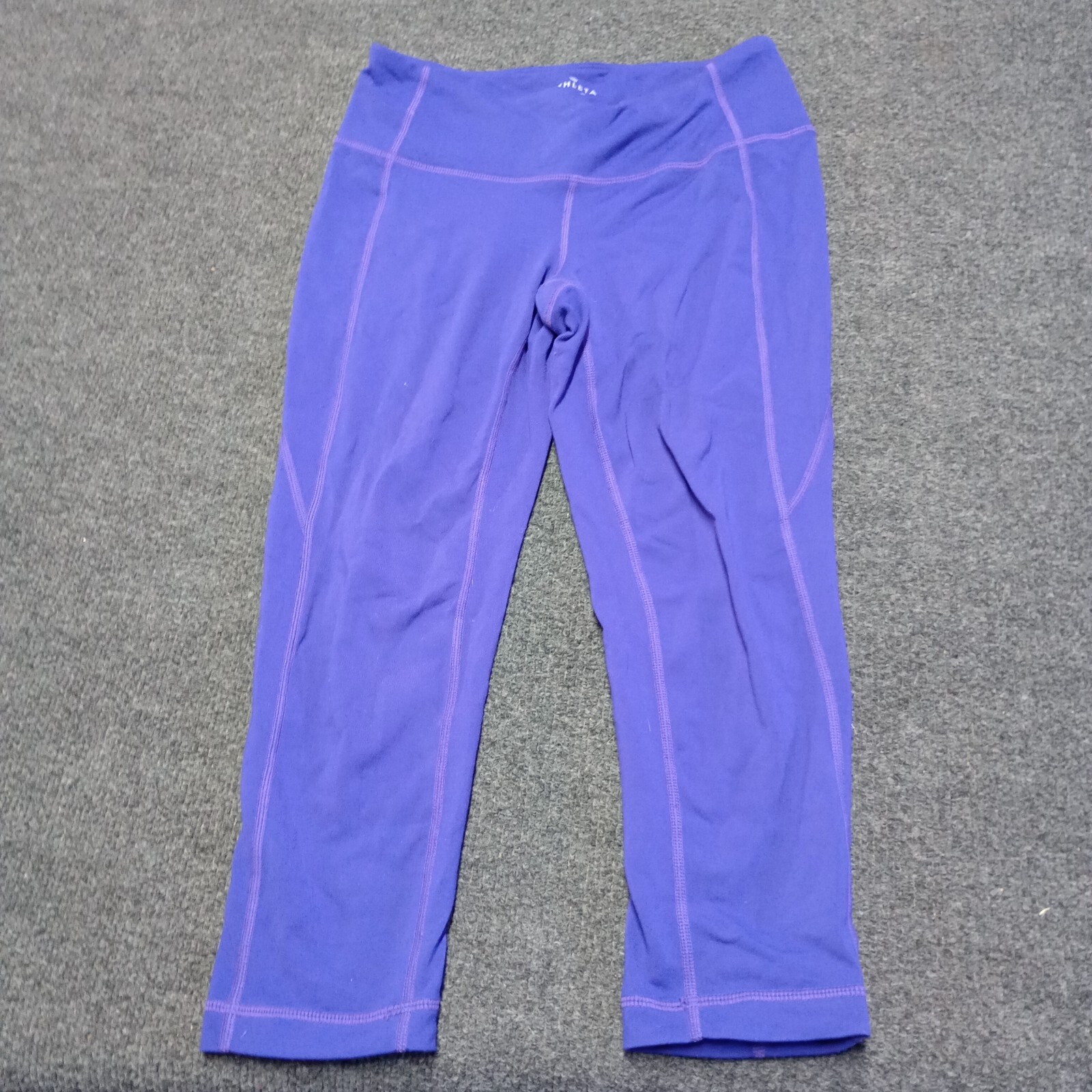 Athleta Yoga Pants Women Small Purple Stretch Cute Legging Athletic Wear Ladies-image