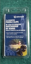 Attwood Paddle Clips 11780-6 Black 1" diameter 74578 Kayak
