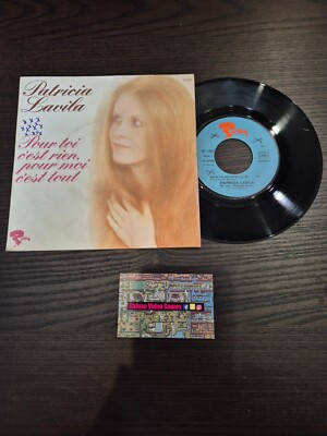 DISQUE VINYLE 45T : Patricia Lavila - pour toi c'est rien pour toi c'est tout