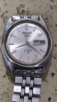 1969 Vintage SEIKO 5 men's automatic watch 6119-8090 Vietnam War