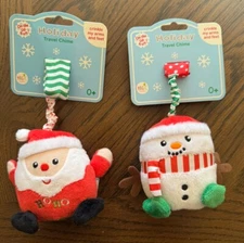 Baby Magic Years Holiday Travel Chimes, Set Of 2, Santa & Snowman, New w Tags