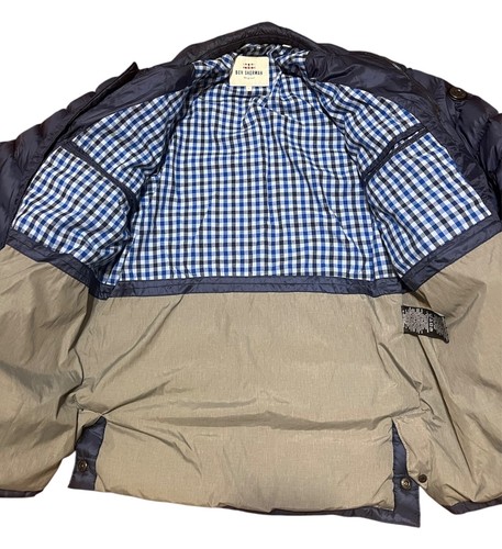 Ben Sherman Jacket Mens Size S Navy 90% Downs Quilted Puff Jacket - Picture 2 of 6