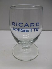 RICARD Anisette 1 verre momie ballon sans trait 11cl assez rare écriture fine