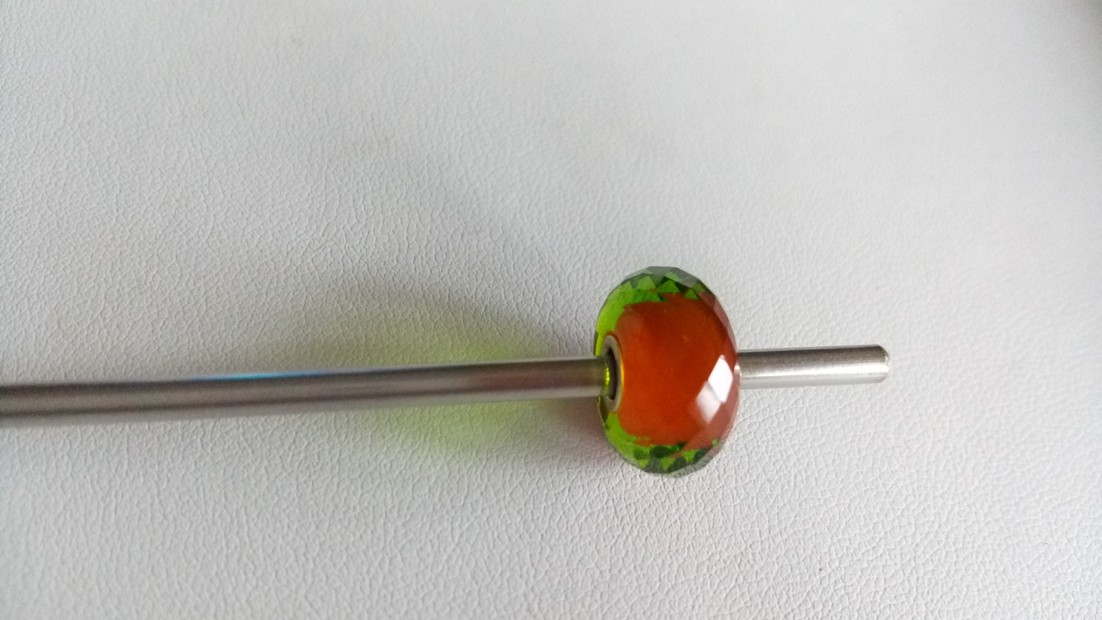 Perle Trollbeads Masala Faceté en verre authentique pour bracelet original
