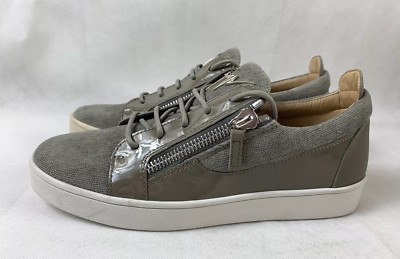 【最終値下げ】GIUSEPPE ZANOTTI♡スニーカー Giuseppe Zanotti Side Zip Low Top Sneakers Gray Mens 8 US