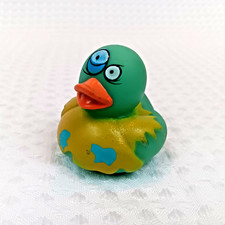 Rubber Duck Jeep Ducking Cruising Zombie Green Blue 2"