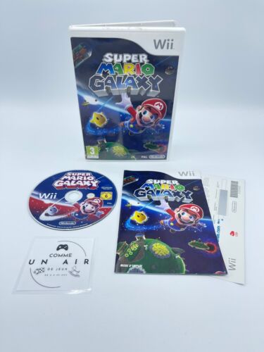 Super Mario Galaxy  CODE VIP Nintendo Wii PAL FR Comme Un Air De jeux #2 - Photo 1/24