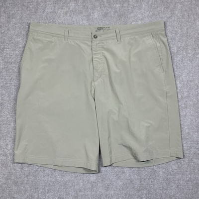 Nike Golf Shorts Mens 40 Beige Standard Fit Chino Dri Ft Performance